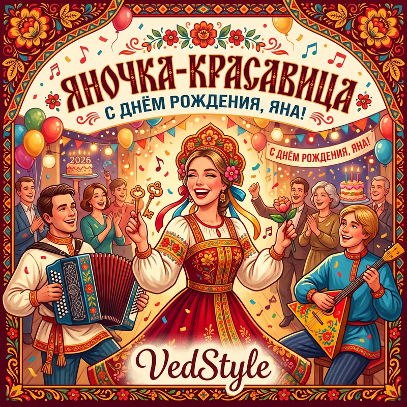 Обложка песни «Яночка-Красавица!»