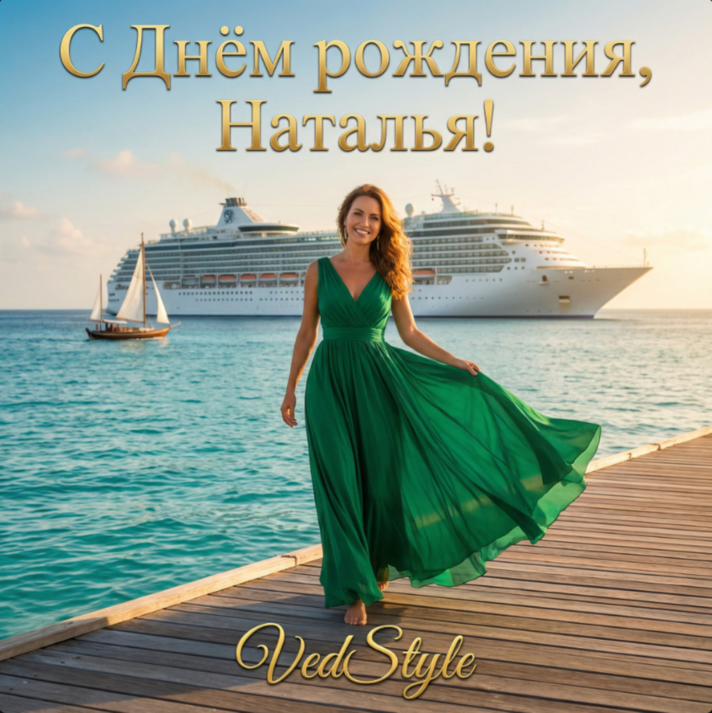 Обложка «С Днём рождения, Наталья!»
